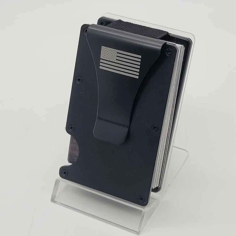 Carbon Fiber Slim Wallet & Key Organizer - Credit Card Case - RFID Metal Wallet
